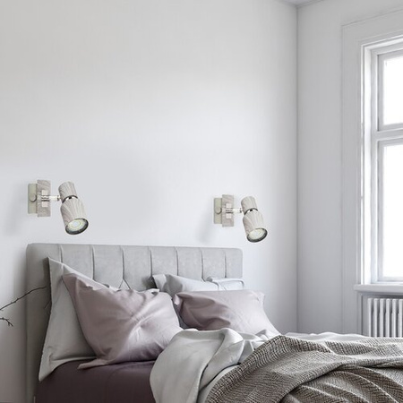 Applique MERKUR chrome, bois GU10 50W IP20 Rabalux