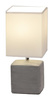 Lampe à poser ORLANDO blanc, cendre E14 40W IP20 Rabalux