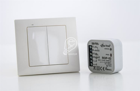 Kit de commande sans fil; EXTA FREE; IP20; -10÷55°C; 868,32MHz; RZB-04 ZAMEL