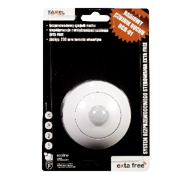 Capteur sans fil de mouvement; EXTA FREE; RCR-01 ZAMEL