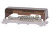 Barre de liaison équipotentielle 7x25mm2, 1x50mm2, barre plate 30x4mm - fixation fixe/rail