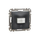 Capteur de mouvement avec interrupteur noir, anthracite PIR IP20 SDD114504 Sedna Design Schneider Electric