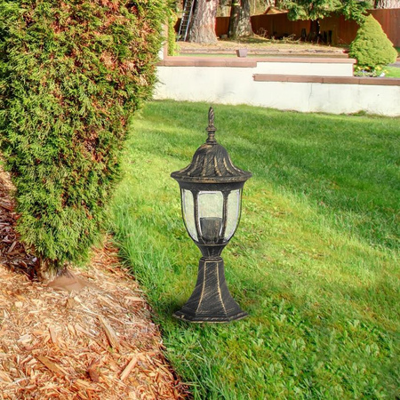 MILANO lampe de jardin sur pied or antique E27 60W IP43 Rabalux