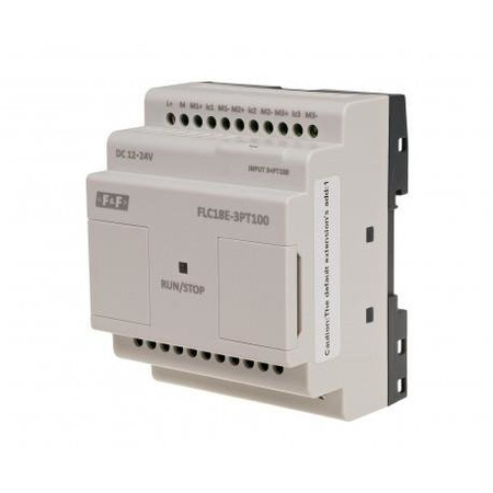 Automates programmables FLC - module d'extension pour capteurs de température PT100 avec 3 entrées FLC18E-3PT100 F&F