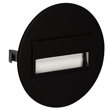 LED Sona luminaire encastré rond 14V DC, noir, blanc chaud 13-211-62 Ledix Zamel