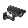 Caméra de surveillance CCTV factice, alimentée par batterie, noire