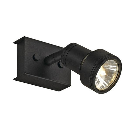 PURI applique et plafonnier intérieur, simple, noir mat, GU10/QPAR51, 50W max, SLV