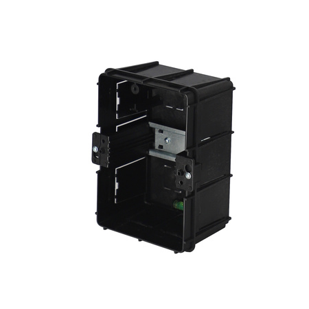 HOROZ Tableau de distribution encastré à 4 modules blanc fumé