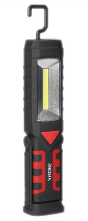 Lampe torche d'atelier LED COB 3W+1W 2800mAh avec fonction powerbank