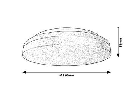 Zenon 24W IP54 2400lm LED plafonnier extérieur blanc Rabalux 2700