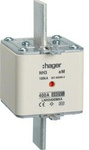 Fusible NH3 gTr 400V 455A indicateur central et préhenseur sous tension LNH30455M4T