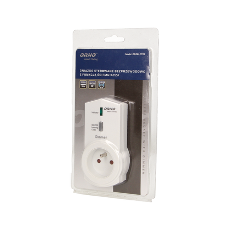 Prise avec fonction de variation, commandée sans fil ORNO Smart Living, OR-SH-1702