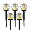 LED GLEAM 3000K IP44 5-pack poteau de jardin solaire LED2B