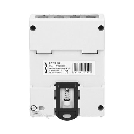 Compteur électrique triphasé, 80A, MID, 3 modules, DIN TH-35mm OR-WE-513 ORNO