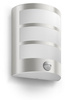 Applique de façade extérieure avec détecteur de mouvement LED PYTHON 3,8W 2700K 800lm IP44 acier inoxydable Philips