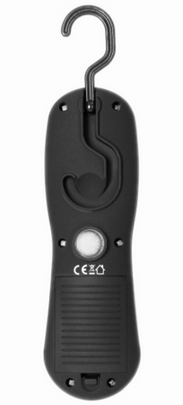 Lampe torche d'atelier LED COB 3W, 200lm, 3 x AA magnet, crochet