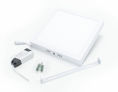 Panneau LED pour montage en saillie Gerry 18W 3000K square Bowi