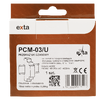 Relais temporisé 12-240V AC/DC, PCM-03/U, exta Zamel
