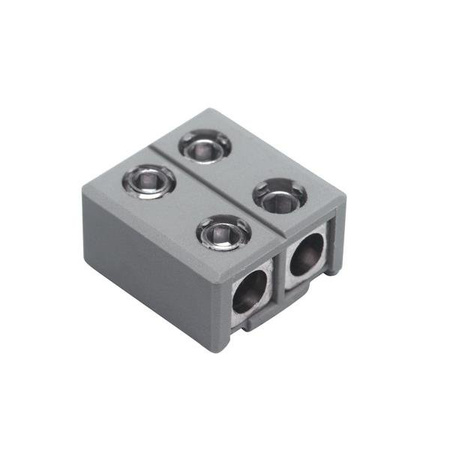 GLU-TRAX alimentation/connecteur long, gris argent, 186952 SLV