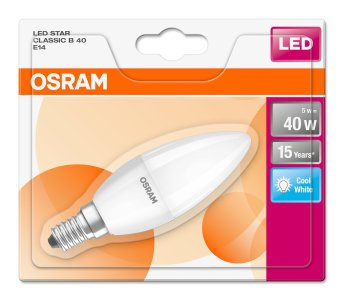E14 STAR CLASSIC B40 5W 4000K 470lm ampoule LED OSRAM