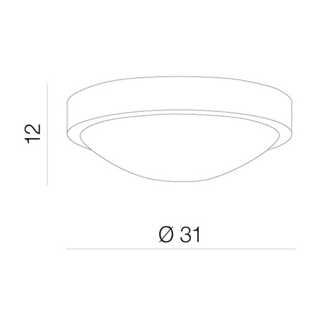 Plafonnier Colette 31 blanc Azzardo AZ1311