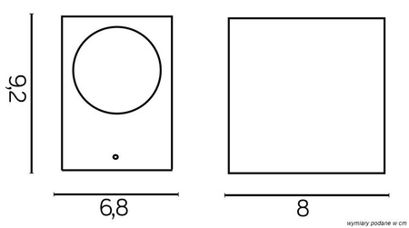 Luminaire de façade Mini 5001 DG GU10 1 x max 35 W, 230 V, SU-MA