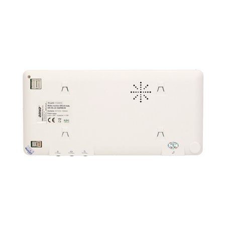 Kit vidéophone""pin hole"", ARCUS MEMO 7"", blanc, OR-VID-JS-1040/W, Orno