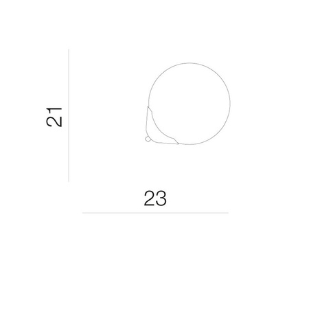 Lampadaire sur pied Aris 1 blanc Azzardo MD-8047-1