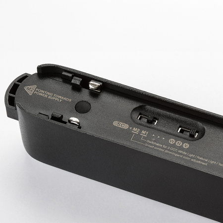 LiTrack Line09V noir 2700-5500K couleur réglable DC 24V lampe pour rail