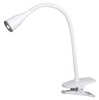 Lampe de bureau clip JEFF LED blanche 4.5W 3000K 330lm IP20 Rabalux