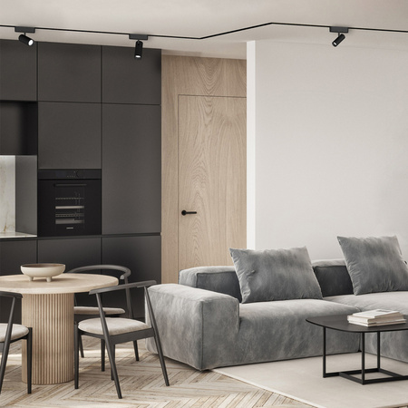 LiTrack Spot03V noir 2700-5500K spot sur rail DC 24V à contrôle de couleur