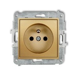 Mécanisme de prise simple avec terre 2P+Z (obturateurs) or 29MGP-1zp Karlik Mini