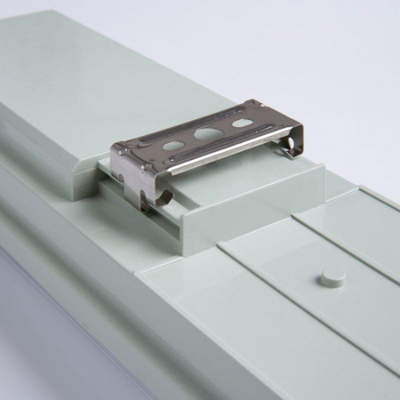 Luminaire hermétique à LED 236 avec réflecteur pour 2 lampes fluorescentes à LED G13 1200 mm IP65 ABS/PS EC79762