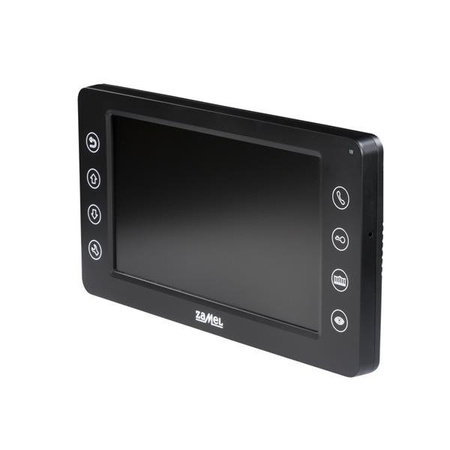Moniteur vidéo avec touches tactiles, écran 7", DVR, noir, VP-829B, entra Zamel