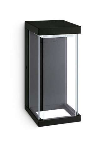 Applique de façade extérieure LED KYRIE 12W 2700K 1500lm IP44 noir Philips