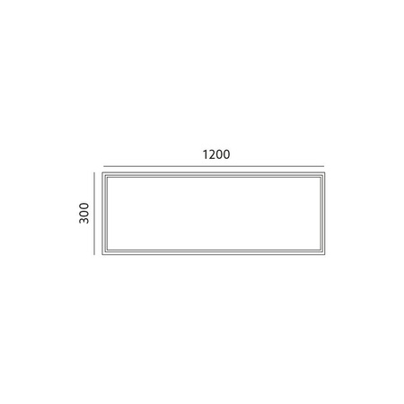 Cadre en surface pour panneau LED 30x120 KLIK Kobi KFNORK30120