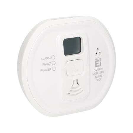 Détecteur de monoxyde de carbone (CO) avec affichage, Ei IRLANDIA , Ei207D, Orno