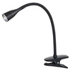 JEFF lampe de bureau à clip LED noir 4,5W 3000K 330lm IP20 Rabalux