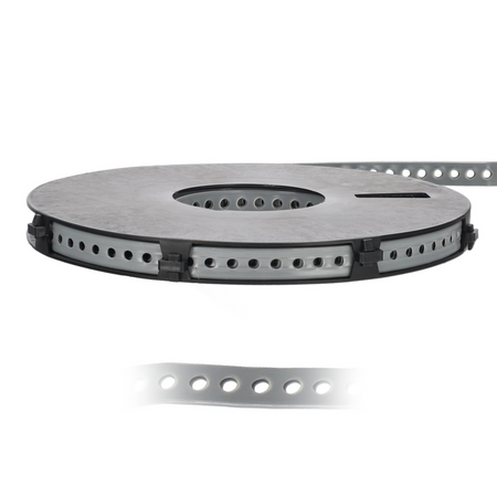 Rouleau de ruban de montage perforé couvert 10 m