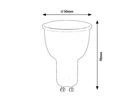 Ampoule SMD-LED intelligente 5W GU10 400lm blanc IP20 Rabalux 1979