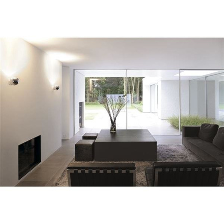 LIGHT EYE BALL applique chrome/blanche, GU10, max 75W, SLV