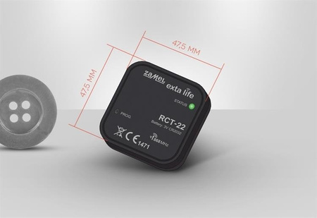 Capteur sans fil de température; EXTA LIFE; IP20; 3,2VDC; 300m; RCT-22 ZAMEL