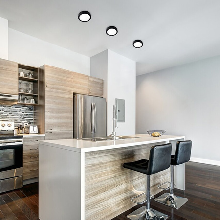 Shaun2 Plafonnier 7 W 4000 K 630 lm IP20 noir 71198 Rabalux