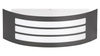 Applique de façade ROMA E27 anthracite IP44 Rabalux 8776
