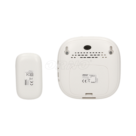 Sonnerie sans fil à piles LOGICO DC avec learning system et fonction d'alarme, Orno OR-DB-QM-124