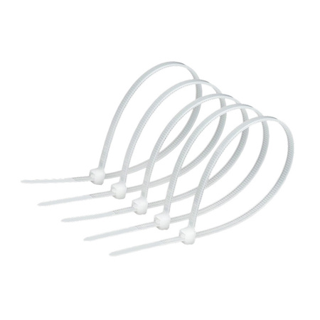 Collier de serrage plastique 4,8x450 Blanc (100 pièces) EDO777811 EDO Technic