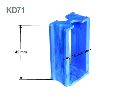 Interrupteur bleu pour boîtes Module 71mm pour les boîtes de la série PV et la boîte PST60 Simet KD71