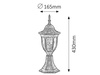 MILANO lampe de jardin sur pied or antique E27 60W IP43 Rabalux
