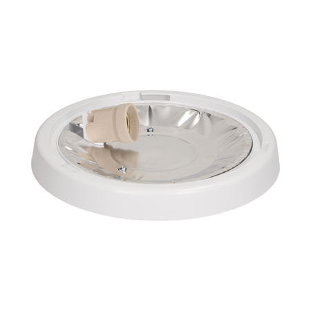 FEN, luminaire, 100W, E27, IP44, abat-jour en verre transparent Orno