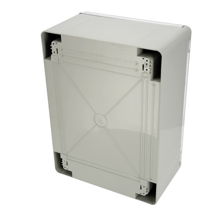 Coffret électrique ABS 300x400x170 avec plaque de montage galvanisée (porte transparente) | 800.701.003 | HOROZ